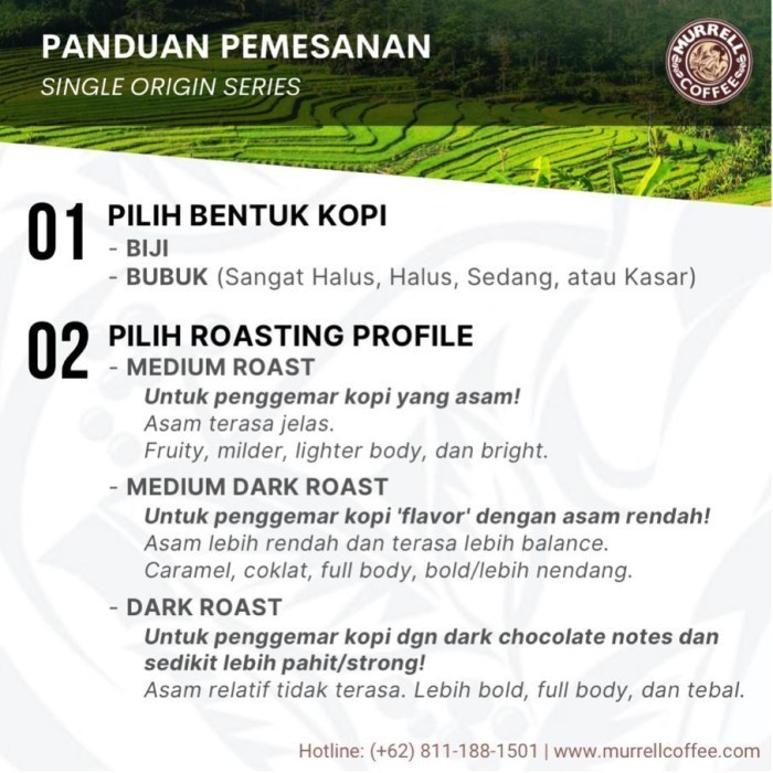 

1 Kg Golden Espresso Kopi Arabica Specialty Blend Murrell Coffee