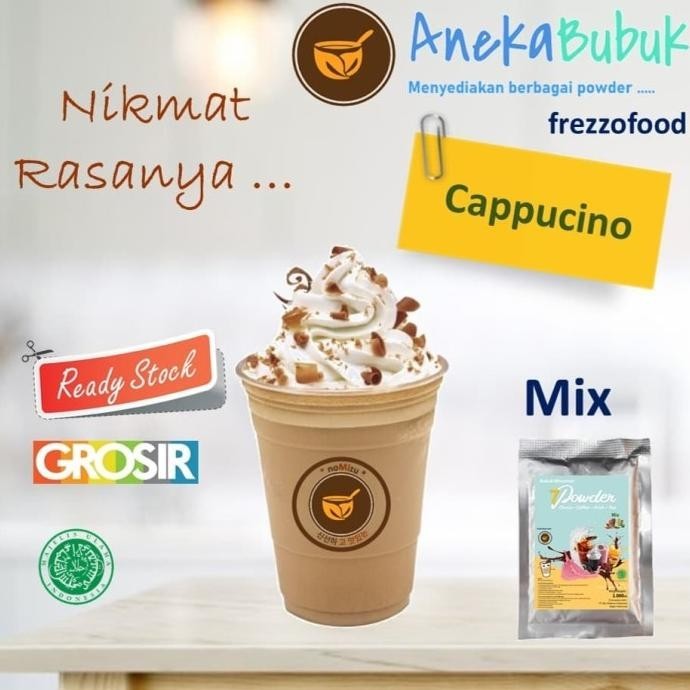 

NEW PRODUK BUBUK MINUMAN 7 POWDER RASA CAPPUCINO - MIX 1KG !!!!!