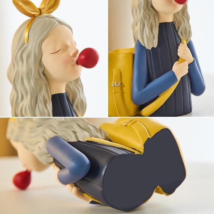 

Lessie Pen Holder / Tempat Kotak Pensil Pulpen Alat Tulis Nordic Lucu Premium Murah Baru