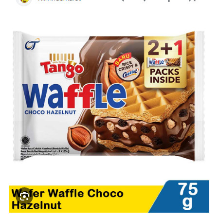 

Tango Waffle Choco Hazelnut 75gr Original