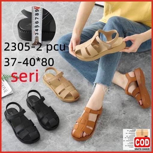 Termurah Sepatu Sandal Tali Alina 2305 Jaminan Original
