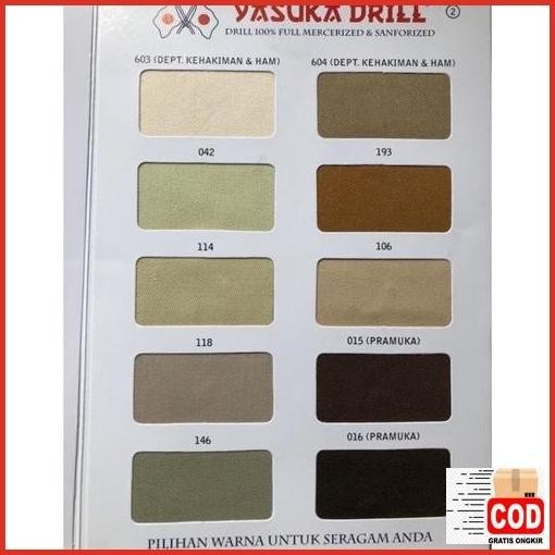 Cod Japan Drill Yasuka / Kain Seragam Sekolah,Werpak Pdh/Pdl-Japan Drill Hight Quality Ecer Dan Gros