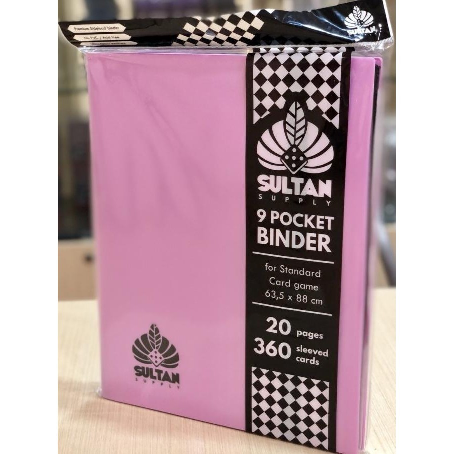 

Sultan Supply Card Album 9 Pocket Binder Lilac 360 Kualitas Premium