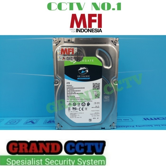 Hardisk Cctv 4 Tb Seagate Skyhawk