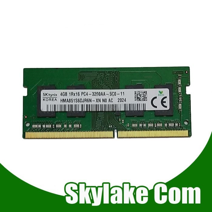 Sk Hynix Memory Sodimm Ddr4 4Gb Pc25600 3200Mhz