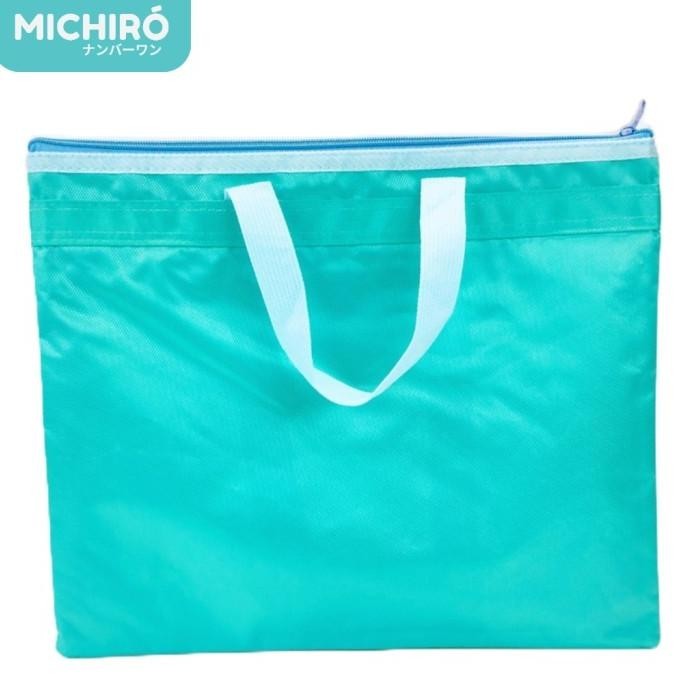 

Michiro Tas Laptop/Tas Map Motif Sumikko Map Folder With Handle Premium Murah Baru