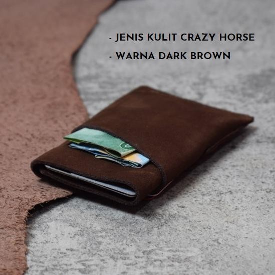 

Card Holder Dompet Kartu Kulit Asli Jenis Crazy Horse Genuine Leather Premium Murah Baru