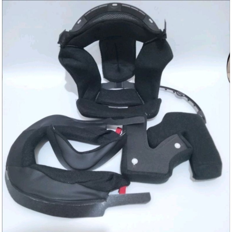 BUSA HELM YAMAHA CARGLOS OLD ALA ARAI FULLSET KEPALA PIPI LEHER DAN CHINGUARD