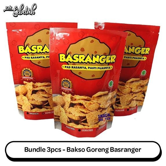 

Bundle 3pcs - Basranger Bakso Goreng Basreng Original Extra Pedas HT