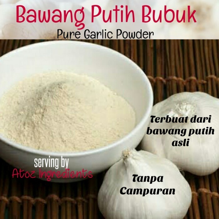 

Adlian Garlic Powder - Pure 100% 500Gram/ Bawang Putih Bubuk - Murni 500Gram