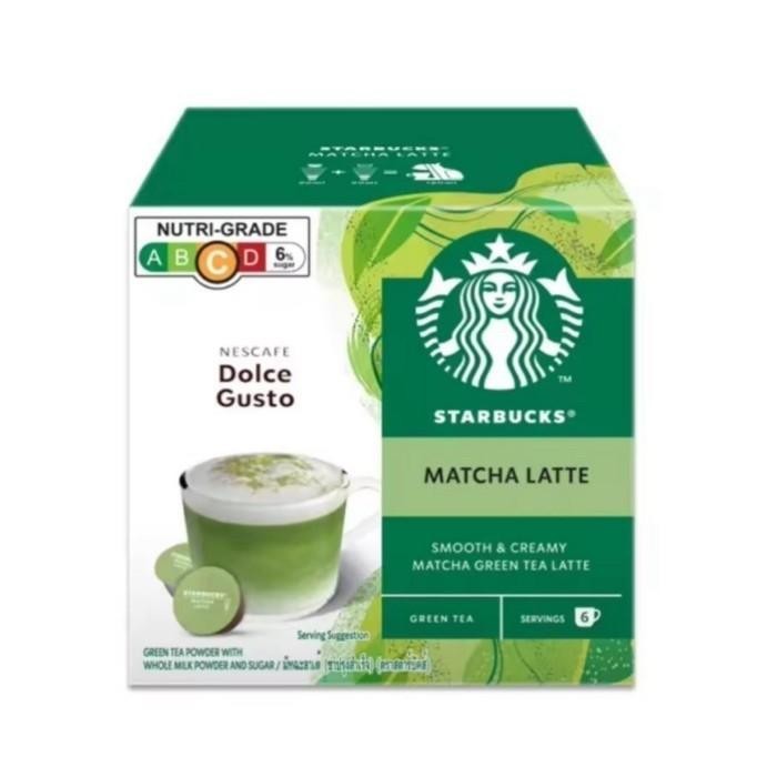 

Nescafe Dolce Gusto Ndg Starbucks Matcha Latte Green Tea Capsule