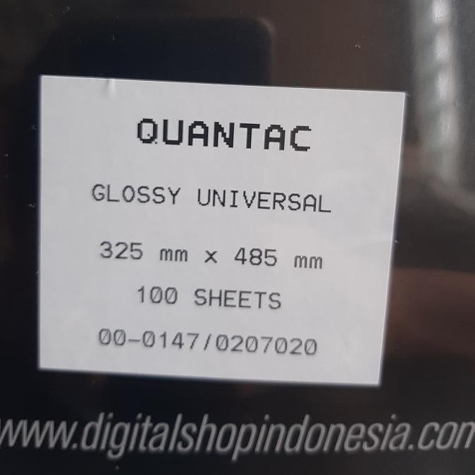 

Sticker Vinyl A3+ Quantac Glossy