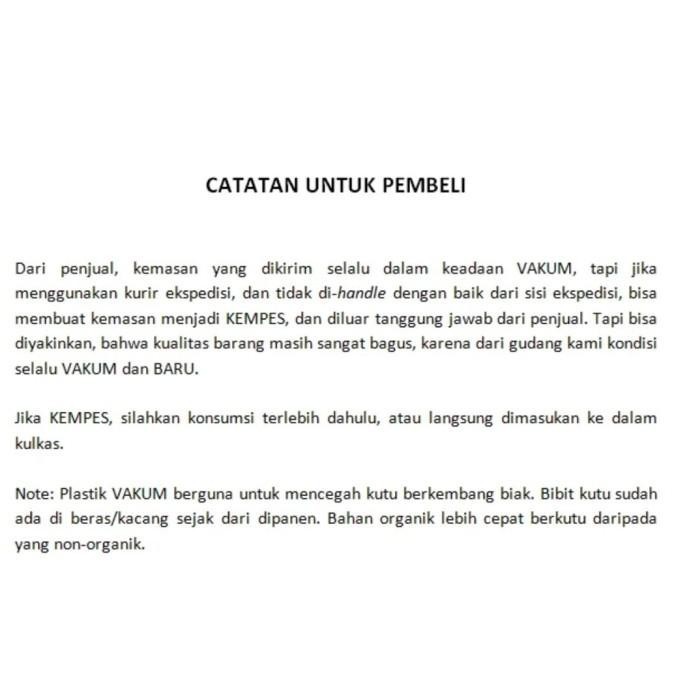 

Beras Organik - Beras Hitam Pk (Pecah Kulit) 5 Kg