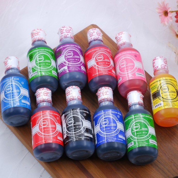 

Adlian Cross Pewarna Makanan Isi 20Ml [ Untuk Warna Silahkan Dipilih ]