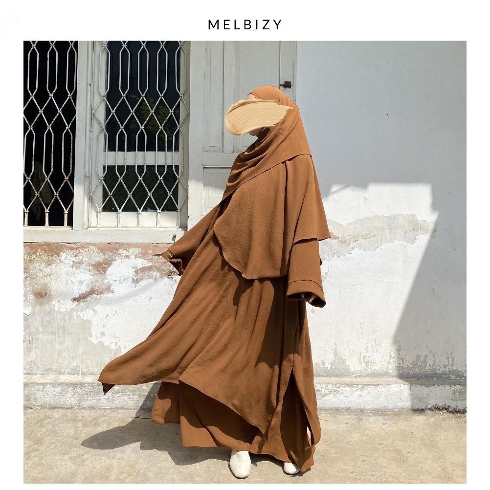 Gamis Abaya Remaja Melbizy Zeya Set Tunik Batg Gamis Abaya Remaja
