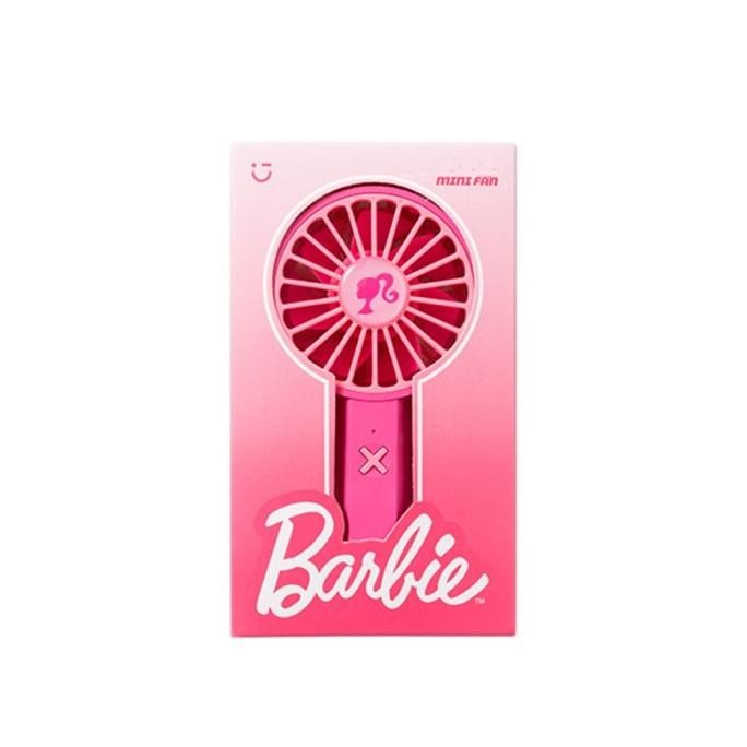 Miniso x Barbie Kipas Angin Mini Fan Portable DIY Stiker
