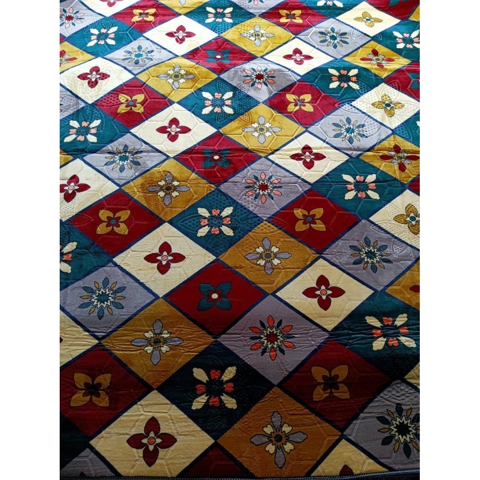 Karpet Malaysia 190X220 Seri Minimalis Karpet Busa Impor Ukuran Besar