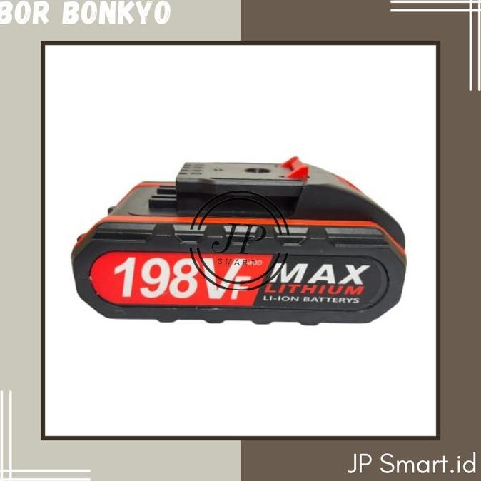 Battery 98V Cordless Drill Baterai Bor Portable Electric Bonkyo Bor CV Megah Jaya