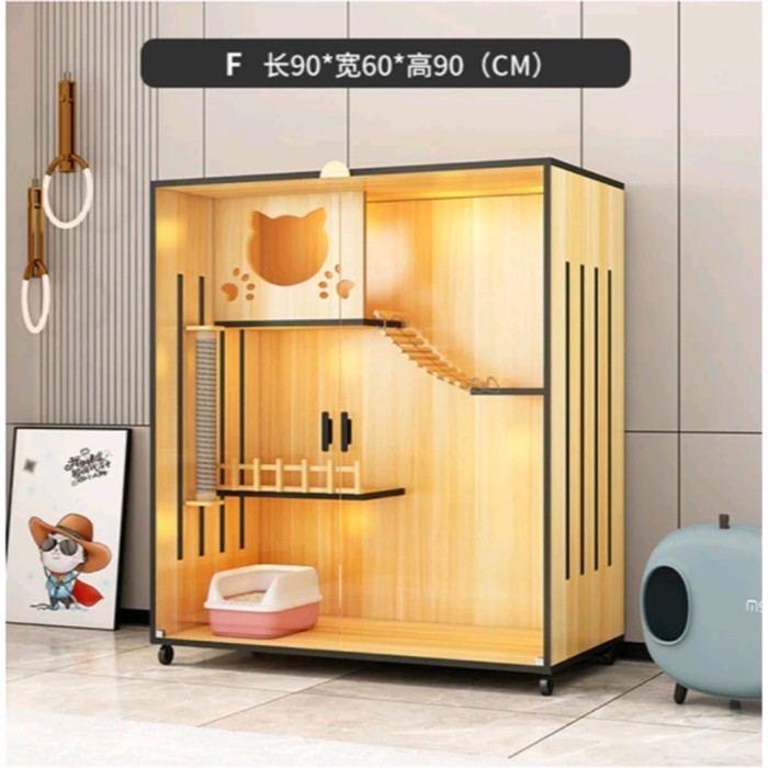 

Kandang Kucing Besar Cat House Nyaman Premium Berkualitas