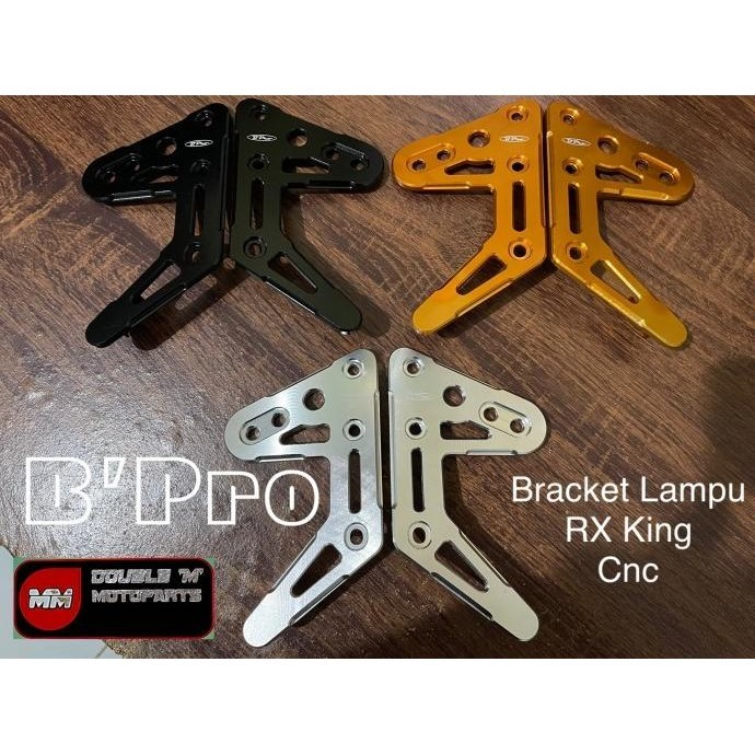 Bracket Breket Lampu RX King Kupingan Lampu RX King CNC Bpro