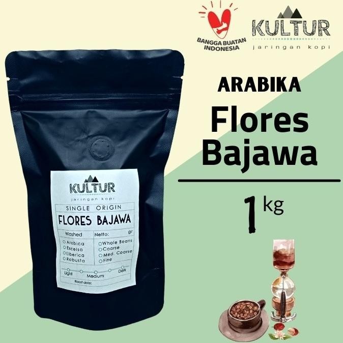 

Coffee Bean Biji Kopi Arabika Flores Bajawa Premium 1 Kg