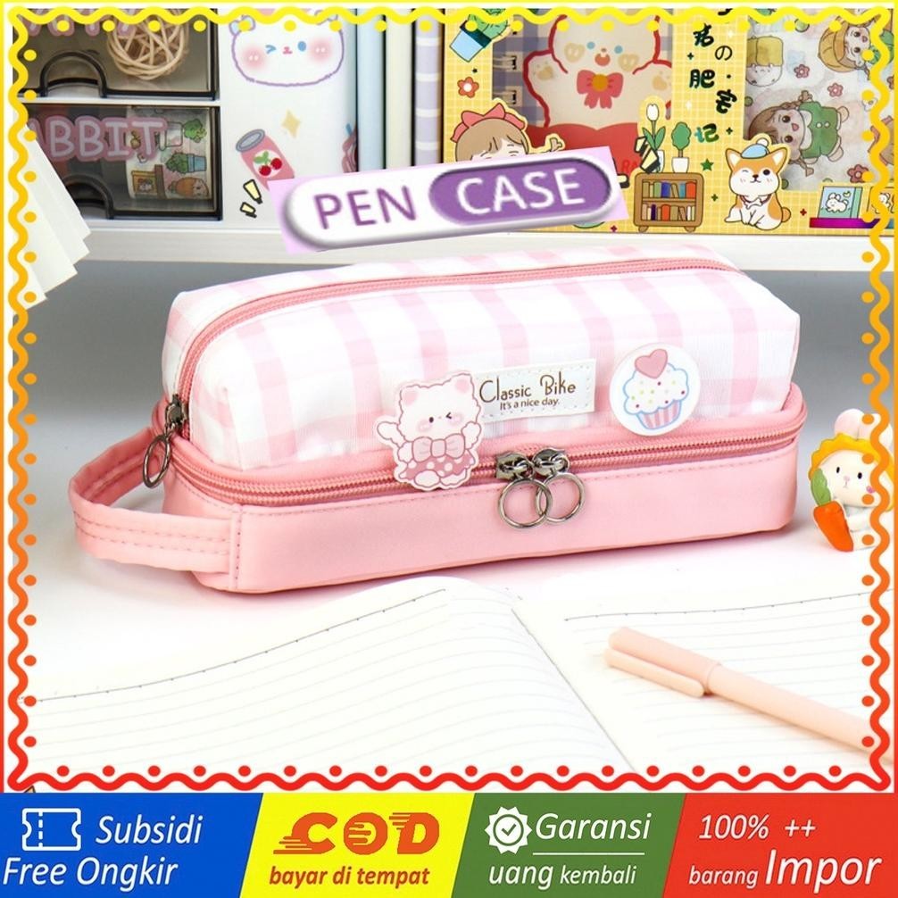 

TXS02A Korean Pen Pencil Case Classic Bike Large Kotak Tempat Pensil KTM