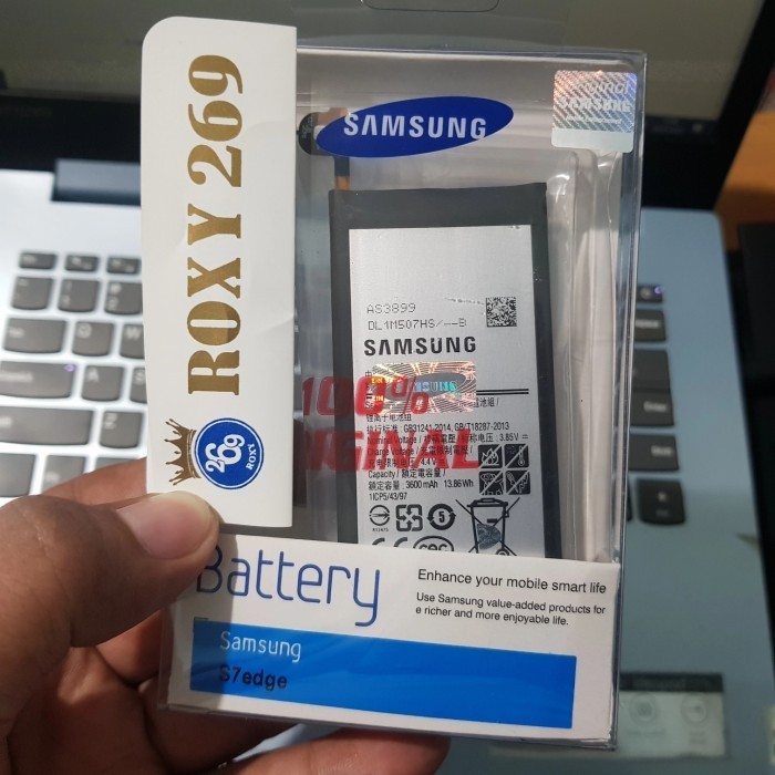 Batre SAMSUNG S7 Edge Original Ori Batrei Batrai Battery Batu S7edge