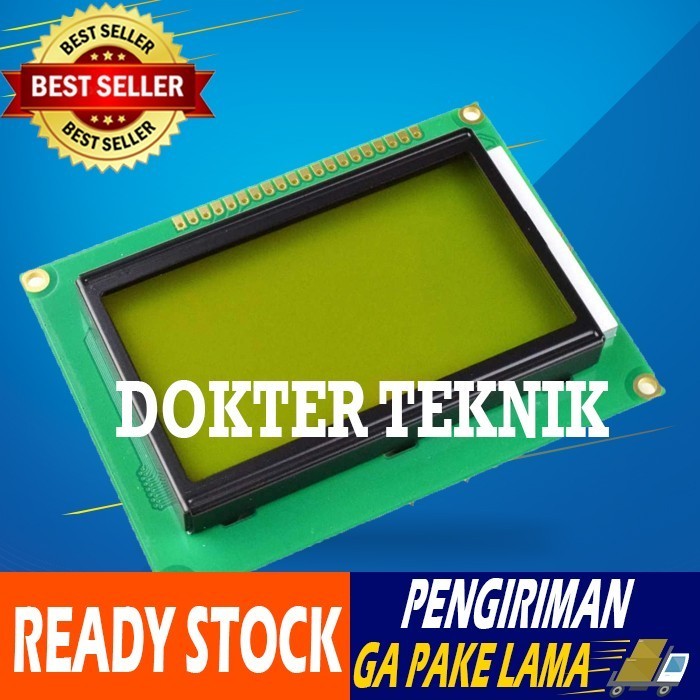 LCD Display Green Arduino ST7920 128x64 12864