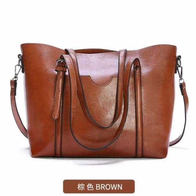Tas besar import tas kerja wanita tas bahu F21699