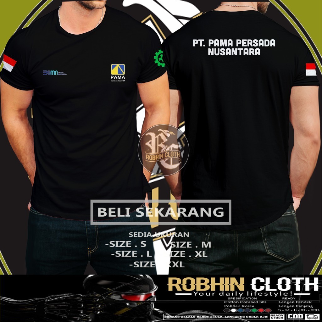 Kaos Baju Pama Persada BUMN DB Kaos Distro