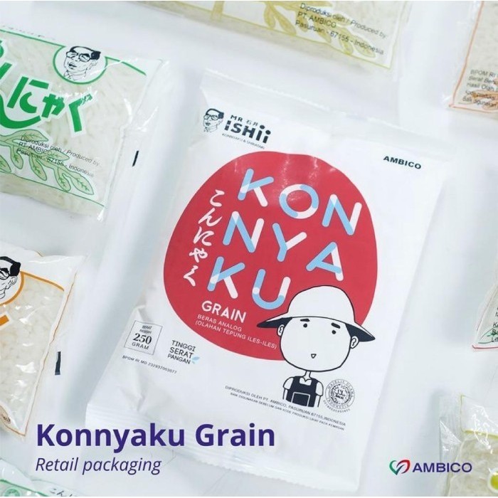 

Shirataki Konyaku Rice 1Kg - Nasi Sirataki Beras Diabetes 1 Kg