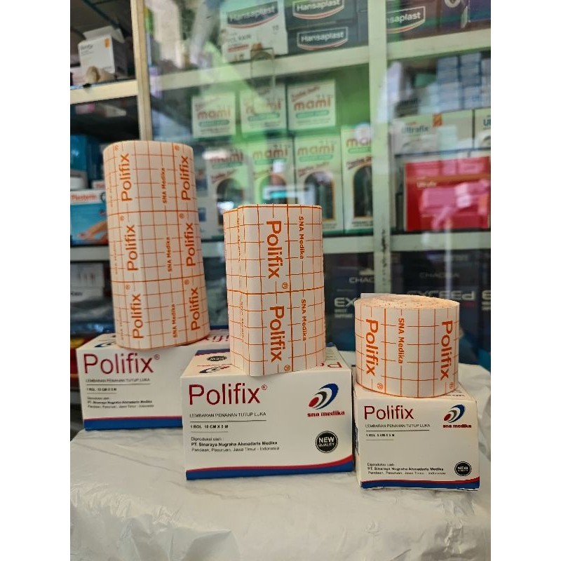 POLIFIX / PLASTER LUKA 5x5//10x5 / 15cmx5m 1 ROL MURAH