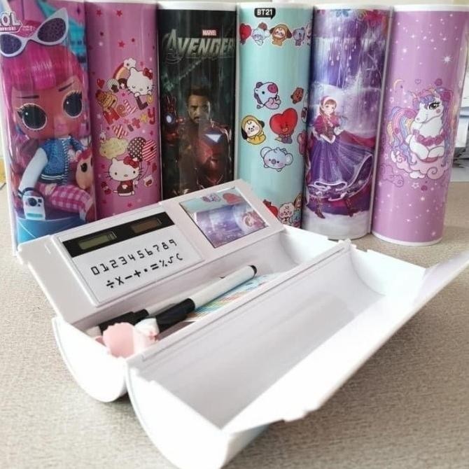 

tempat pensil aesthetic korea magnet kalkulator holder calculat PREMIUM