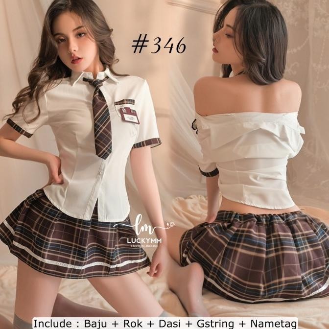 LUCKYMM SEXY LINGERIE COSPLAY SCHOOL UNIFORM 346