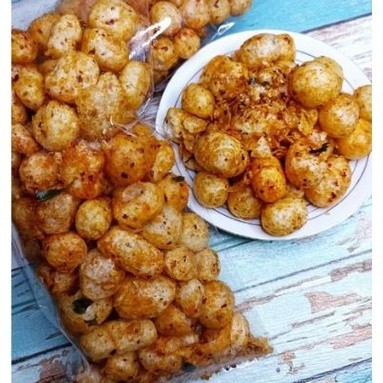 

CG9 Cimol Kering / Seblak Cimol Snack/Cireng Bumbu Pedas Kres/Cimol Bandung I3S