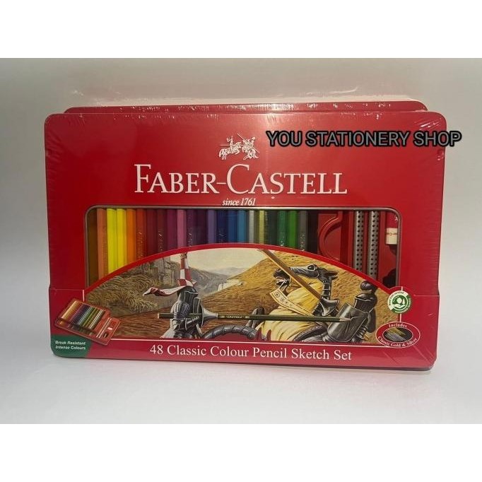 

Pensil Warna Faber Castell 48 Classic Kemasan Kaleng (Tin Case)
