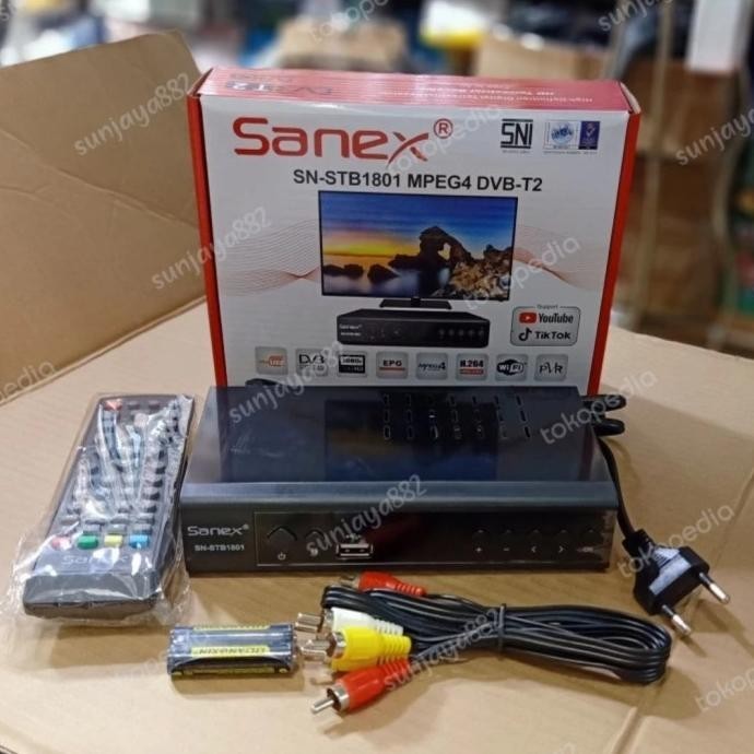 ( IOTO OMEGA STB ) SET TOP BOX PENERIMA SIARAN TV DIGITAL MPEG4 DVB-T2