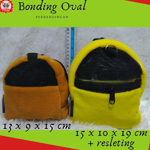 BONDING OVAL POUCH SUGAR GLIDER / AKSESORIS HEWAN / TRAVEL POUCH