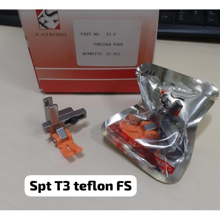 

Presser foot T3 Teflon FS Mesin Jahit industri Jarum 1