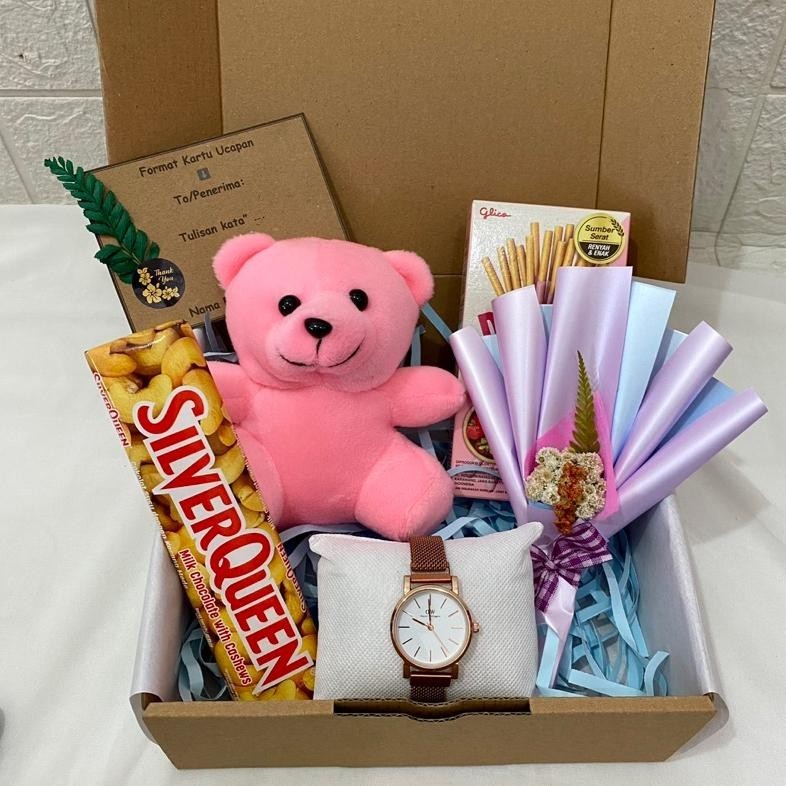 

Beli 2 Murah Hadiah Boneka Snack Jam Kado Ultah Cewe Hampers Ulang Tahun Cewek Kado Boneka Hampers Wisuda Kado Anniversary Wisuda Gift Box Hampers