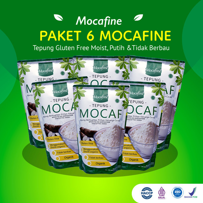 

Paket Hemat 6 - Mocafine Tepung Mocaf - Gluten Free - Organik - 6 Pcs