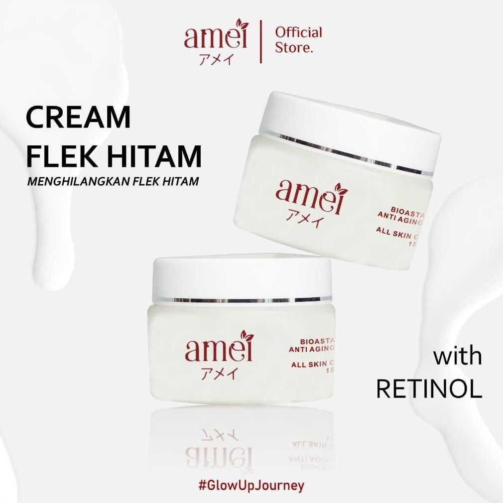 Paket Hemat Amei Cream Retinol Untuk Flek Hitam - Krim Flek Hitam