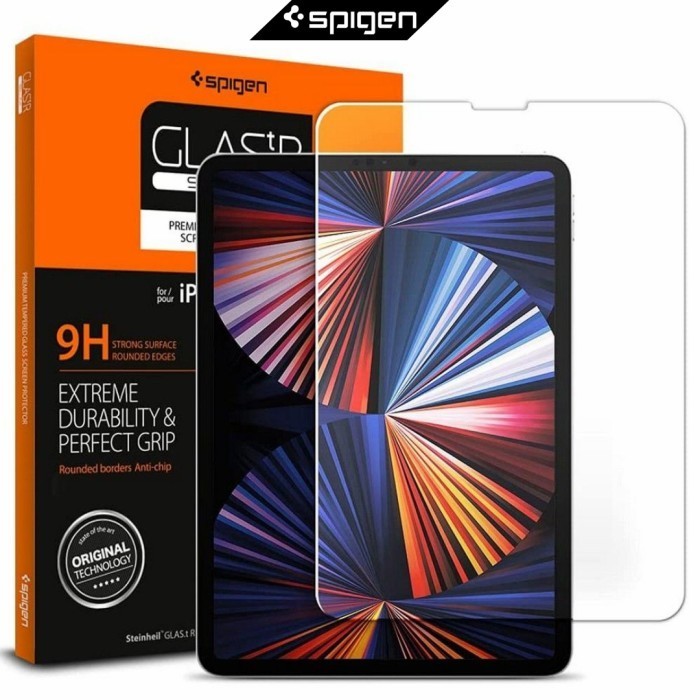 Tempered Glass iPad Pro 11 Inch M1 2021 2020 2018 Spigen GLAS tR