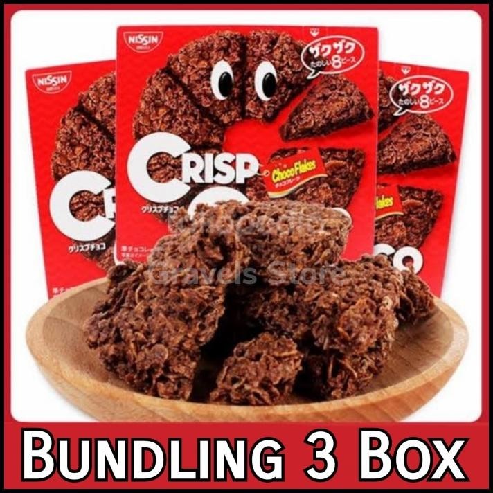 

[Bundling 3 Box] Cisco Crisp Chocolate Flakes - Snack Cokelat Jepang