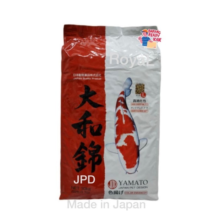 JPD YAMATO 10 KG PELET KOI / PAKAN IMPORT JAPAN