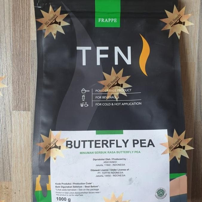 

Toffin Butterfly Pea Powder 1000gr / Bubuk teh bunga telang