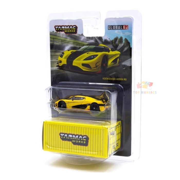 2021 Tarmac Works Global64 Yellow KOENIGSEGG AGERA RS T64G-005-ML 1:64