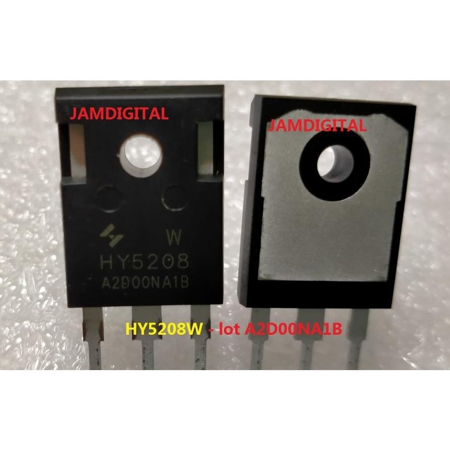 Ready Mosfet Hy5208W Hy5208 Hy 5208 Hy5208 Hy5208W Original 80V 320A To-247 Pengganti  Irfp4368 Body