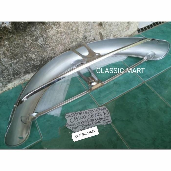 SPAKBOR SLEBOR DEPAN HONDA CB100-CB125-CB-CG110-CG125-CG ORI THREESTAR Import Premium