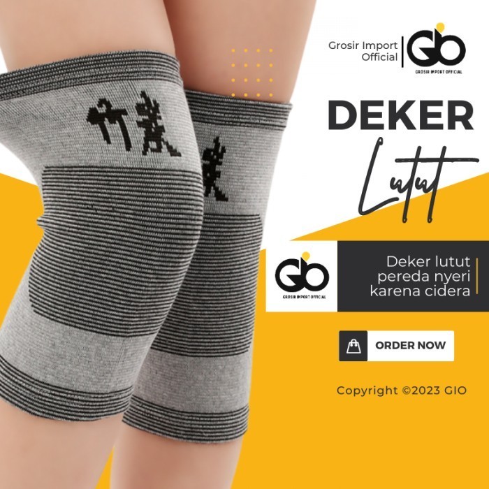 Warelly - Deker Lutut Anti Rematik Pembalut Lutut Kesehatan Deker Kaki Terapi
